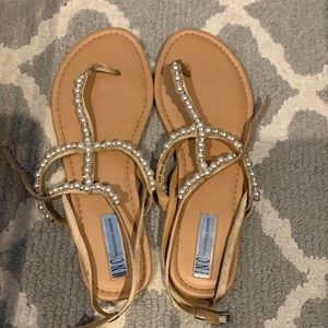 Inc international concepts beaded sandals